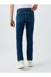 Loft Dark NAVY Men jeans Pants - Image 4