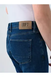 Loft Dark NAVY Men jeans Pants - Image 6