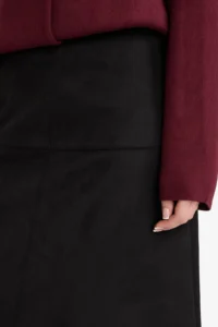 DeFacto A Cut Suede Skirt - Image 4