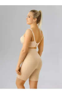 MİSTİRİK Anoky Model Light Lifting Laser Cut Firming Shaper Corset Skin Color - Image 3