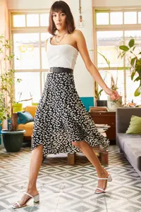 Olalook Women Black Gonca wrap Skirt - Image 5
