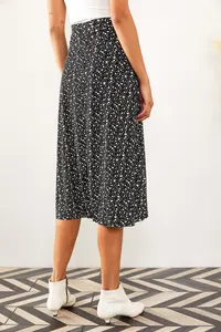 Olalook Women Black wrap Skirt - Image 5