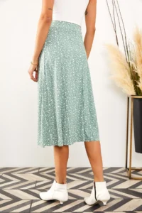Olalook Women Mint Green wrap Skirt - Image 5