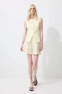 DeFacto High Waist linen blended Shorts