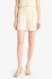 DeFacto High Waist linen blended Shorts - Image 6