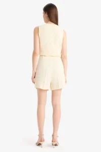 DeFacto High Waist linen blended Shorts - Image 8