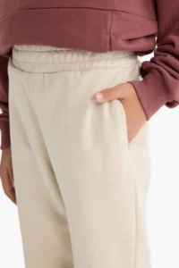 DeFacto Girls' Tracksuit Bottom F0389A8/BG74 BEIGE - Image 5