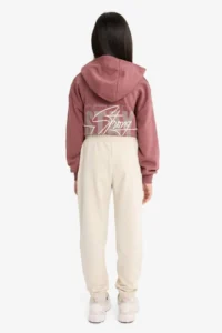 DeFacto Girls' Tracksuit Bottom F0389A8/BG74 BEIGE - Image 7