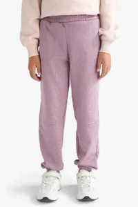 DeFacto Elastic Waist Jogger Dusty Rose Girls' Sweatpants F0389A8/BR347 - Image 5