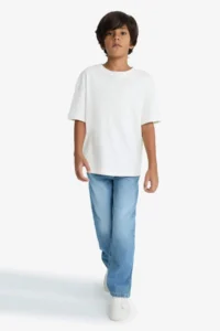 DeFacto Wide Leg Wide Leg Trousers Boy - Image 2