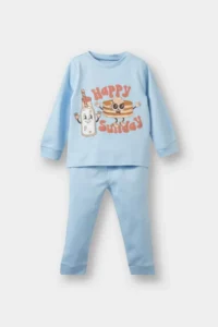 DeFacto Baby Boy Pajama Set Printed Long Sleeve Top Long Bottom (25 AU)