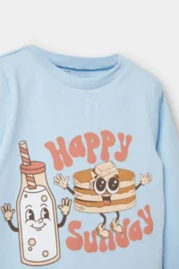 DeFacto Baby Boy Pajama Set Printed Long Sleeve Top Long Bottom (25 AU) - Image 3