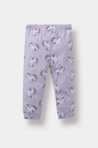 DeFacto Baby Girl Pajama Set Unicorn Printed Long Sleeve Top Long Bottom (25 AU) - Image 2