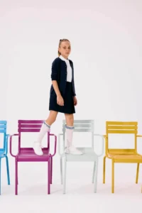 DeFacto School Pleated Waist Elastic Gabardine Shorts Skirt Girl Child