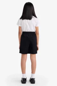 DeFacto School Girl Elastic Waist Gabardine Shorts Skirt - Image 2