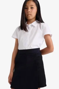 DeFacto School Girl Elastic Waist Gabardine Shorts Skirt - Image 8