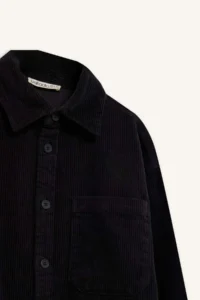 DeFacto Oversize Polo Neck Velvet Long Sleeve Shirt Boy - Image 8