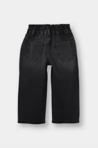 DeFacto Wide Leg Elastic Waist Jean Trousers Baby Girl 25AU - Image 3