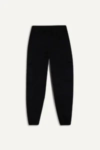 DeFacto Jogger Fit Gabardine Black Boy Trousers F1970A8/BK81 - Image 3