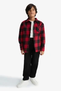 DeFacto Standard Leg Plush Lining Jogger Trousers Boy - Image 2