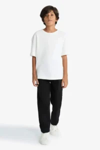 DeFacto Standard Leg Plush Lining Trousers Boy - Image 2