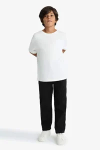 DeFacto Standard Leg Plush Lining Trousers Boy - Image 3