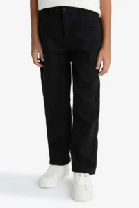 DeFacto Standard Leg Plush Lining Trousers Boy - Image 4