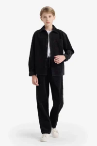 DeFacto Standard Leg Corduroy Trousers Boy - Image 2
