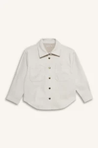 DeFacto Long Sleeve Snap Fastener Shirt Jacket Girls - Image 7