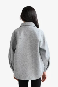 DeFacto Long Sleeve Snap Fastener Shirt Jacket Girls - Image 5