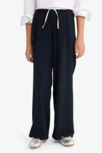 DeFacto Straight Wide Wide Leg Trousers Girls - Image 6
