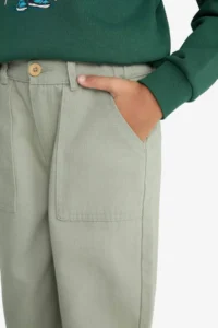 DeFacto Loose Fit Standard Leg Gabardine Trousers Boy - Image 6
