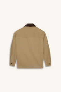 DeFacto Oversize Wide Fit Polo Neck Gabardine Long Sleeve School Shirt for Boys - Image 4