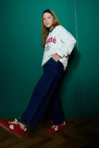 DeFacto Balloon Fit Wide Leg Jean Trousers Girls - Image 2