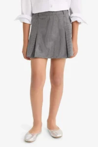DeFacto Elastic Waist Poplin Shorts Skirt Girl - Image 7