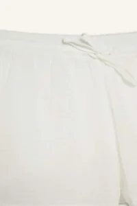 DeFacto 100% Cotton A-Line Normal Waist Muslin Shorts - Image 8