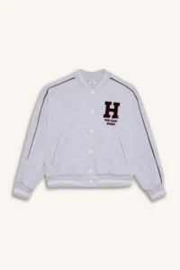 DeFacto College Collar Back Printed Bomber Jacket Girls - Image 7