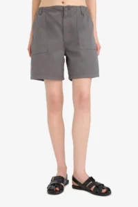 DeFacto 100% Cotton Regular Waist Gabardine Shorts - Image 5