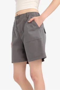 DeFacto 100% Cotton Regular Waist Gabardine Shorts - Image 6
