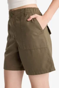 DeFacto 100% Cotton Regular Waist Gabardine Shorts - Image 6