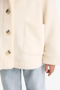 DeFacto Long Sleeve Plush Shirt Girls' - Image 6