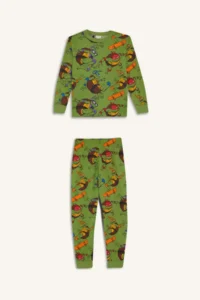 DeFacto 100% Cotton Teenage Mutant Ninja Turtles:Mutant Mayhem Pajama Set Boy - Image 7