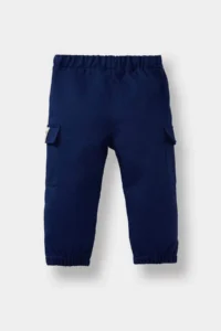 DeFacto Jogger Fit Flexible Banded Leg Gabardine School Trousers for Baby Boy - Image 4