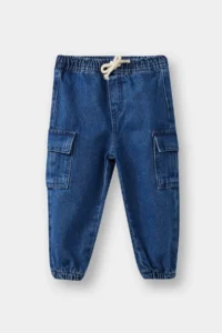 DeFacto Jogger Fit Mavi Erkek Bebek Jean Pantolon F3761A5/NM28