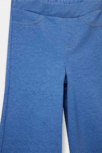 DeFacto Wide Leg Jean Look Trousers for Baby Girl - Image 2
