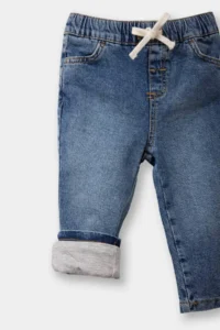 DeFacto Lace Waist Jean Trousers Baby Boy - Image 3