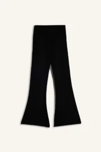 DeFacto Elastic Waist Flare Fit Knitwear Trousers Girl