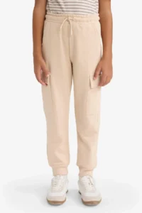DeFacto Elastic Waist Cargo Sweatpants Boy - Image 3