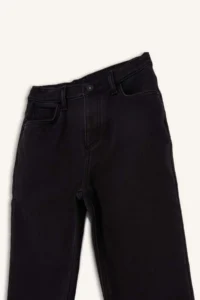 DeFacto Straight Fit Straight Leg Jean Fleece Lined Trousers Boy - Image 2