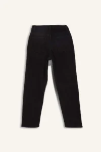 DeFacto Straight Fit Straight Leg Jean Fleece Lined Trousers Boy - Image 3